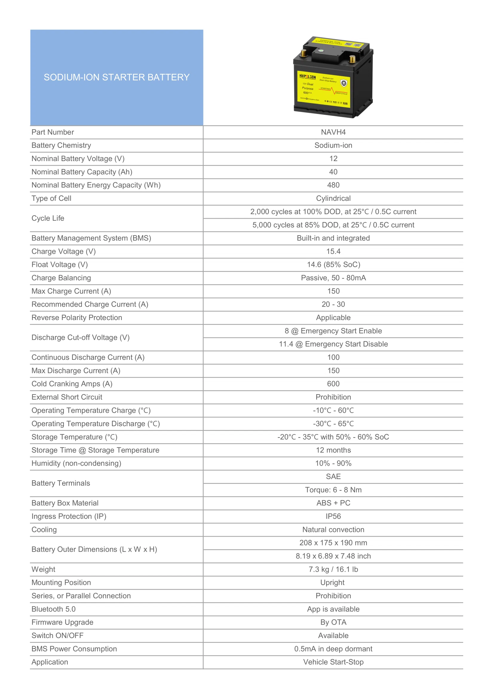 Sodium-ion starter battery NAVH4 12V 600CCA.webp